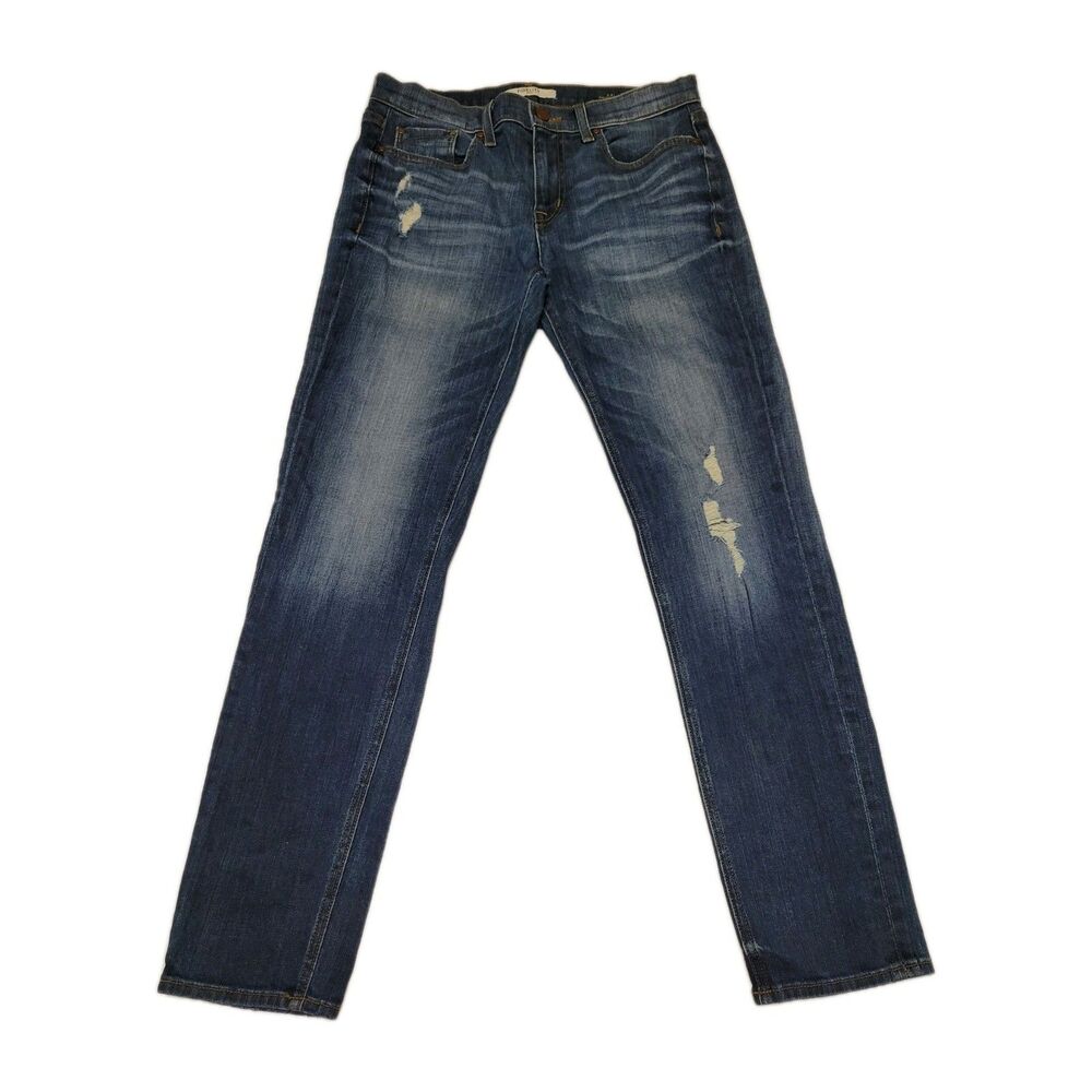 Fidelity AXL Girlfriend Dinem Distressed  Jeans  Straight Leg Mid Rise Size 26